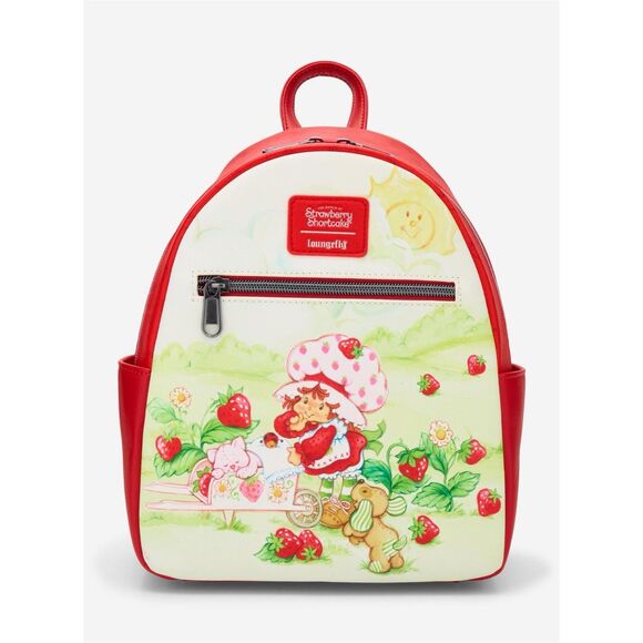 Loungefly Strawberry Shortcake Gardening Mini Backpack - Picture 2 of 5
